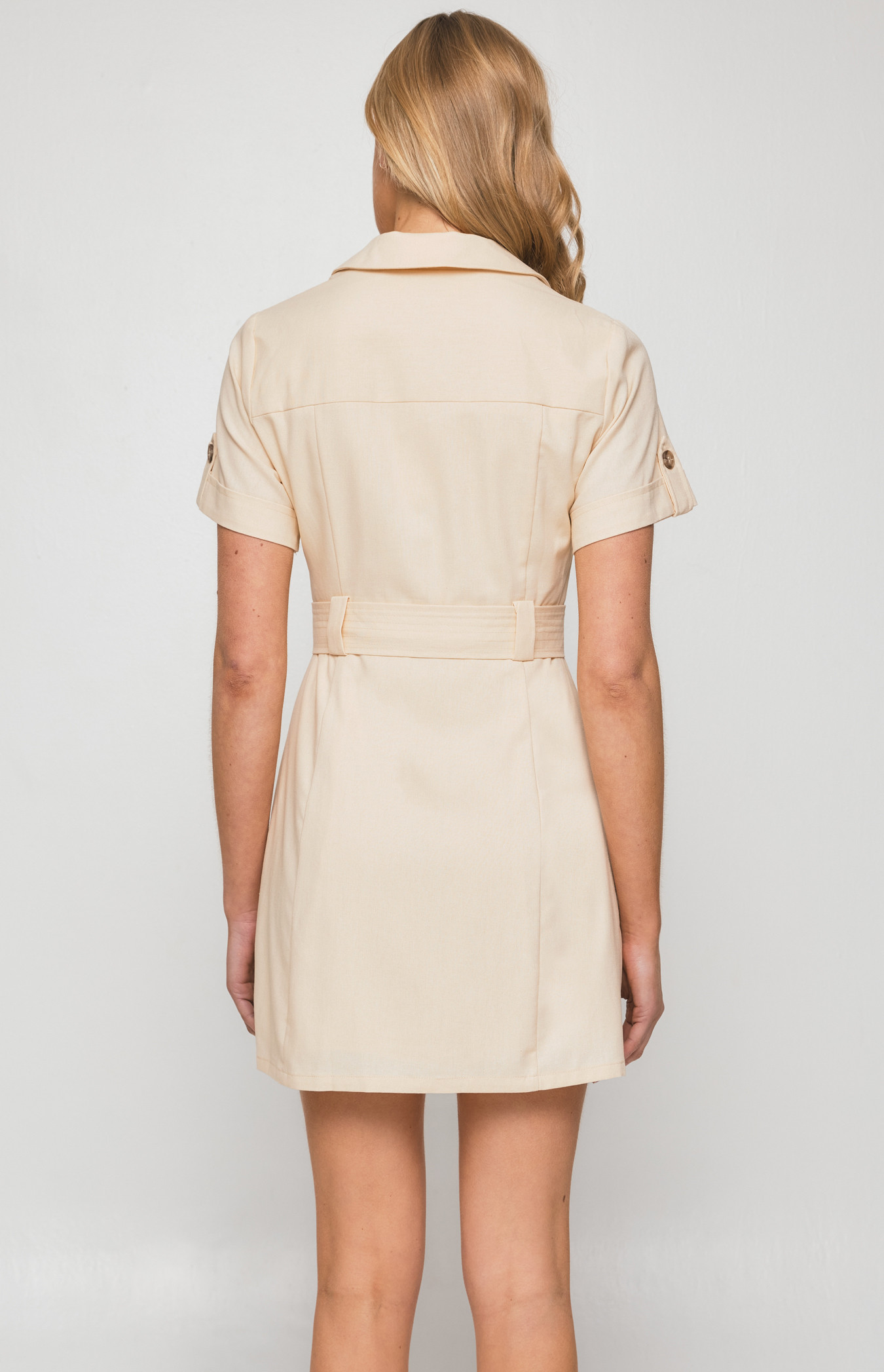 military style shirt dress